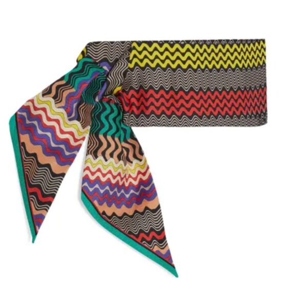 Missoni Printed Silk-Twill Scarf - Picture 1 of 7